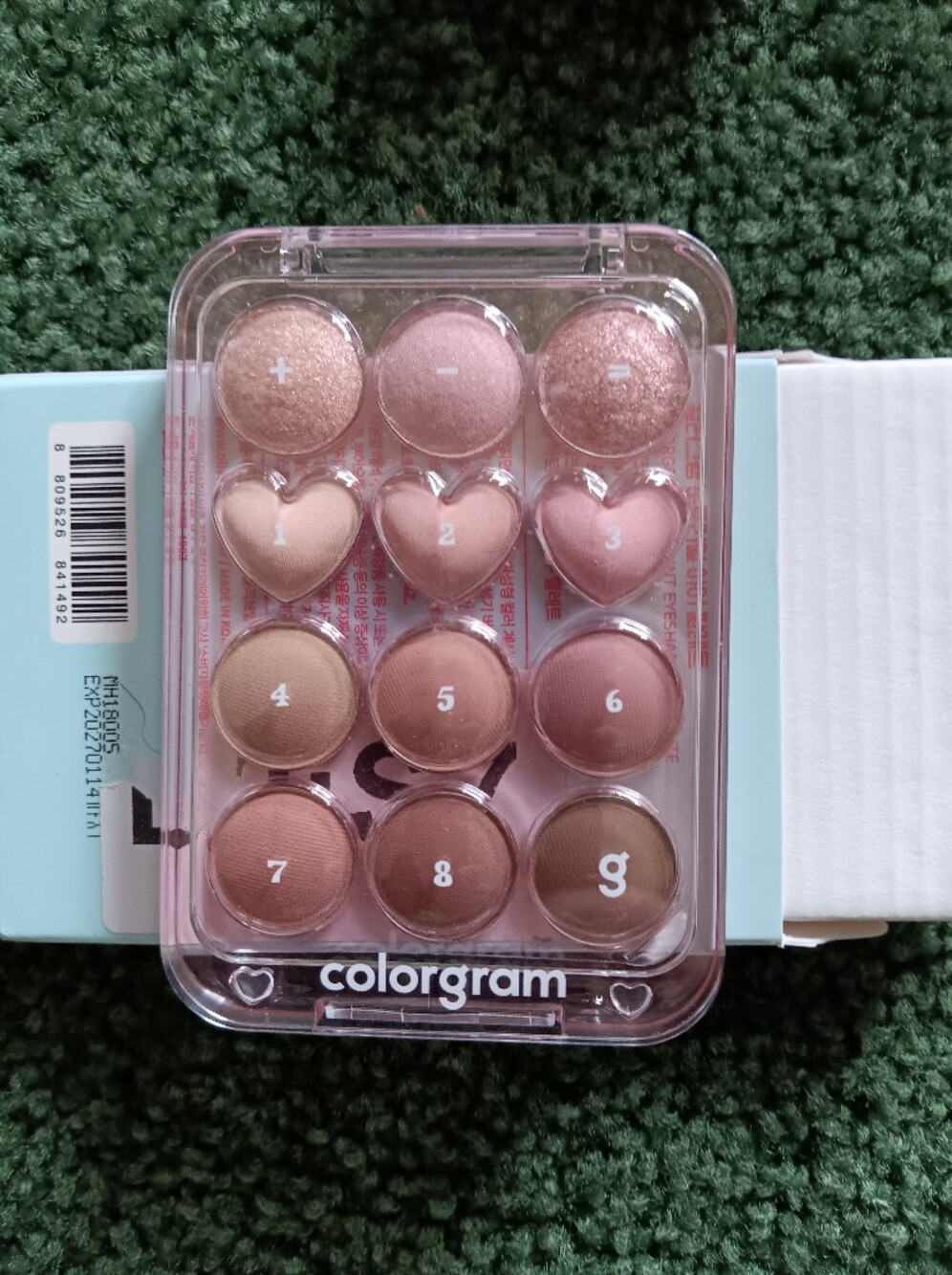 Colorgram Pink & Neutral 12-Shade Eyeshadow Palette
